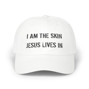 "I Am the skin" Cap, Casual Wear, Gift for Dads, Summer Accessory, Everyday Cap