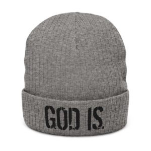 Ribbed Knit Beanie (Embroidery)