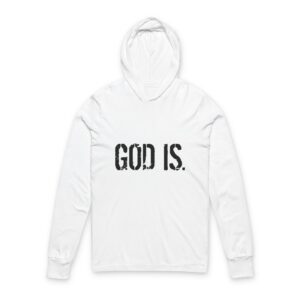 Unisex Hooded Long Sleeve Tee - Cozy Casual Hoodie with Inspirational Design, Great for Faith, Casual Wear, Gift, Everyday Use